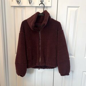 lululemon women's cinchable sherpa jacket